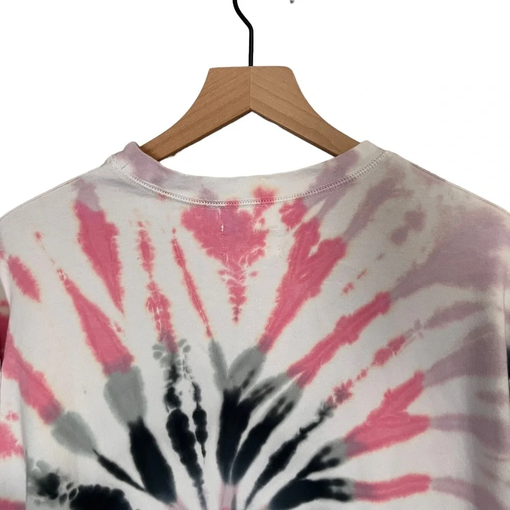 Electric & Rose Tie-Dye Epic Neil Hi-Low Sweatshirt, Small - Picture 7 of 11